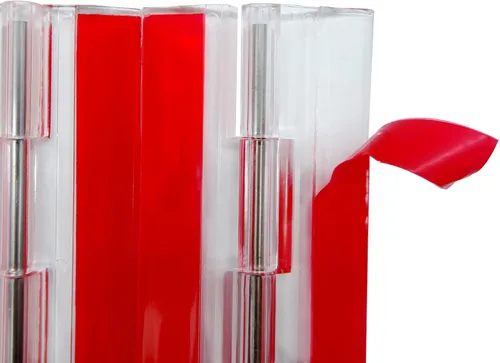 Miniatura 7 de Juego de 2 bisagras acrílicas de 11.811 in, bisagra de piano continua de 12 pulgadas, bisagra acrílica de 12 pulgadas para plexiglás acuario, tapa