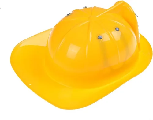 Miniatura 2 de 1 unids casco de jefe de bomberos amarillo gorra para niños y niñas fantasía simulación