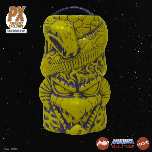 Miniatura 2 de Mondo Tees, LLC Mondo Masters of the Universe Skeletor - Taza de 20 onzas, exclusiva de color amarillo hueso, talla única