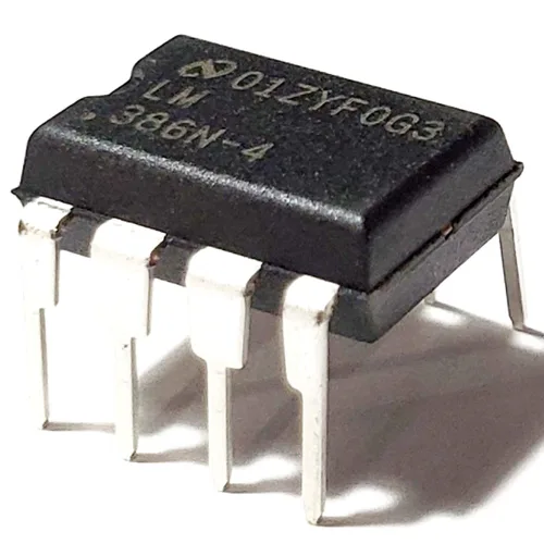 LM386N-4/NOPB LM386N-4 LM386 Amplificador de audio de baja potencia de voltaje de entrada ancho con ganancia interna DIP-8 Breadboard amigable (1