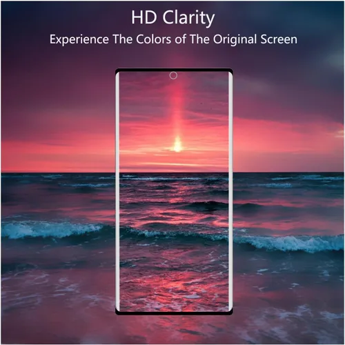 Miniatura 5 de Protector de pantalla de vidrio templado para Samsung Galaxy S23 Ultra 5G, curvado 3D, dureza 9H, antiarañazos, transparente HD, compatible