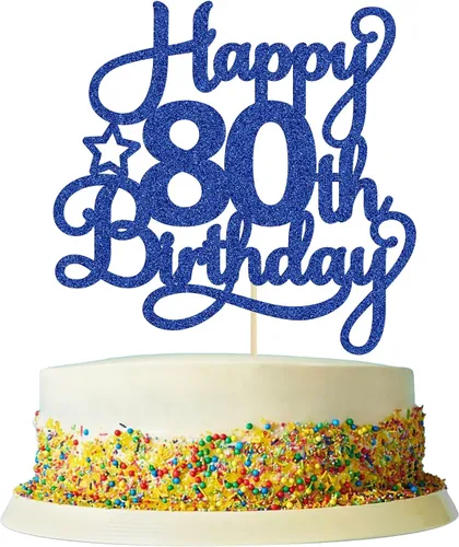 Miniatura 35 de 1 paquete de decoración de pastel de feliz 15 cumpleaños, topper de pastel dorado con purpurina Mis Quince 15, saludos a 15 años, adorno de pastel