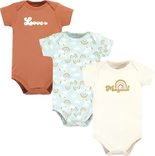 Miniatura 489 de Hudson Baby baby-girls Cotton Bodysuits 3-pack