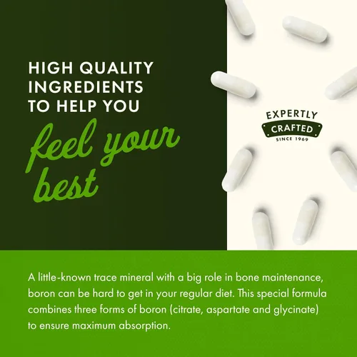 Miniatura 5 de Swanson Suplemento mineral de triple boro para la salud ósea y articular, para adultos mayores de 50 años que buscan una absorción óptima, citrato