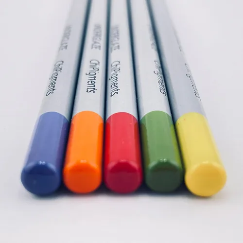 Miniatura 9 de ChiPigments® Brights - Paquete de 5 lápices para cerámica Colores vibrantes • Líneas finas y sombreado • Bisqueware • Greenware • Vidrio fundido