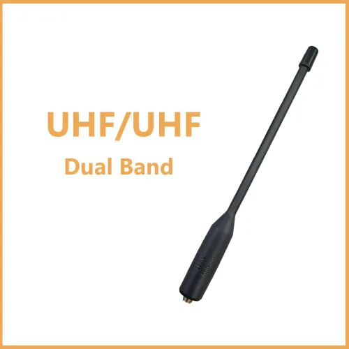 Miniatura 3 de UVK5 Antena original de doble banda de alta ganancia SM-Hembra Antena 144/430MHz 19cm/7.48inch para UV-K5 Radio de mano GMRS Radio Jamón (10 piezas)
