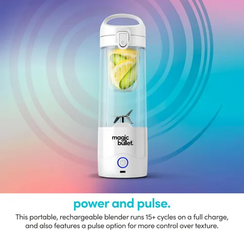 Miniatura 2 de Magic Bullet Licuadora portátil MBPB50100W Blanca Blanco