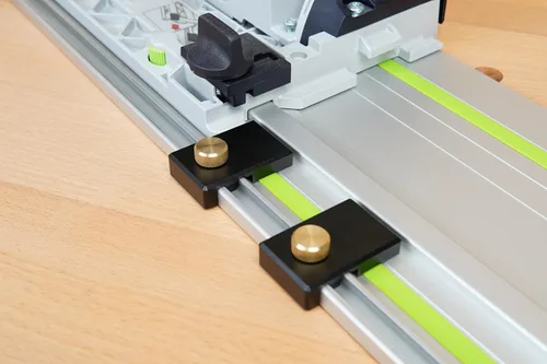 Miniatura 2 de Topes de límite de riel guía compatibles con rieles Festool (aluminio)