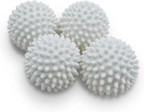 Miniatura 10 de Bolas para Secadora Paquete de 4 - Bolas para Secadora Reutilizables No Tóxicas (Morado Claro)