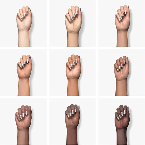 Miniatura 4 de Polvo de uñas de cromo perla para uñas de gel, polvo de uñas con efecto espejo Aurora blanco, pigmento nacarado iridiscente para arte de uñas