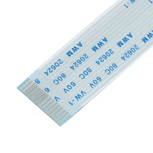 Miniatura 3 de uxcell A Tipo 0.039 in de espaciado FFC Cable de cinta 15 Pin Flexible Flat Cable Fop Face Connect Cable de alambre, 3.543 in, 10 piezas