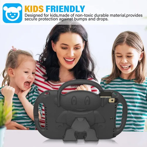 Miniatura 6 de SUPLIK Funda para niños para iPad de 9ª/8ª/7ª generación (10.2 pulgadas, 2021/2020/2019), Funda resistente a niños para iPad de 10.2" con asa