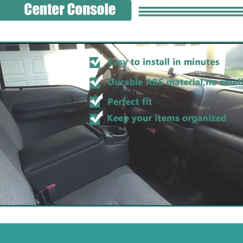 Miniatura 6 de Organizador y Almacenamiento Universal para Asiento/Banco de Camión, Consola Central para Contratistas, con Portavasos Ajustables, Tablero de Clips