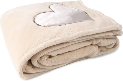Miniatura 2 de Pavilion Gift Company 19505 Comfort Blanket - Manta de felpa real gruesa y cálida de 320 GSM
