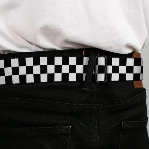 Miniatura 4 de Buckle-Down Cinturón de seguridad para hombre a cuadros Mpf-w20304