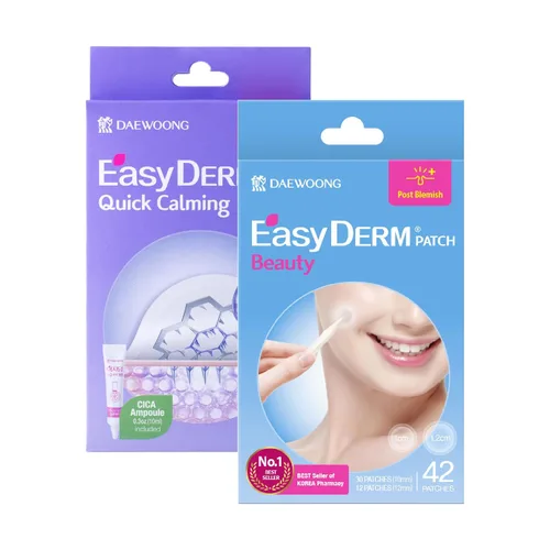 Miniatura 11 de EasyDerm - Juego de parches coreanos para espinillas en 4 pasos + extractor de doble punta 2 en 1, para un cuidado completo de la piel