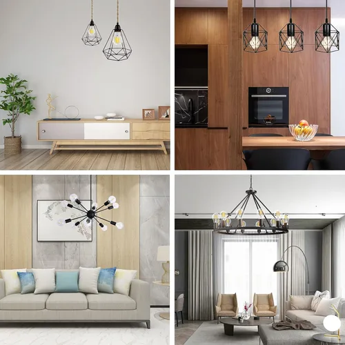 Miniatura 7 de Qingmiao Bombilla LED Edison A19 E26 con base regulable, 4 W (equivalente a 40 vatios) 3000 K blanco cálido suave, bombilla de filamento LED de 6 W