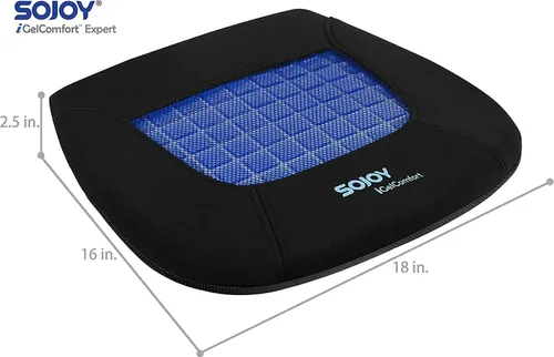 Miniatura 2 de Cojín de gel Sojoy IGelComfort para coxis, ortopédico, Negro