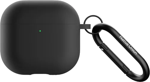 Miniatura 9 de Native Union Funda activa para AirPods 4 y AirPods 4 con cancelación activa de ruido, funda de silicona mate suave y sedosa con clip para fijar
