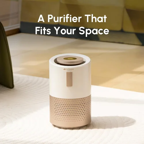 Miniatura 5 de Purificador de aire para mascotas para gatos y perros, purificador de aire HEPA H13 con filtración TiO2 para pelo de mascotas, olor y caspa de caja