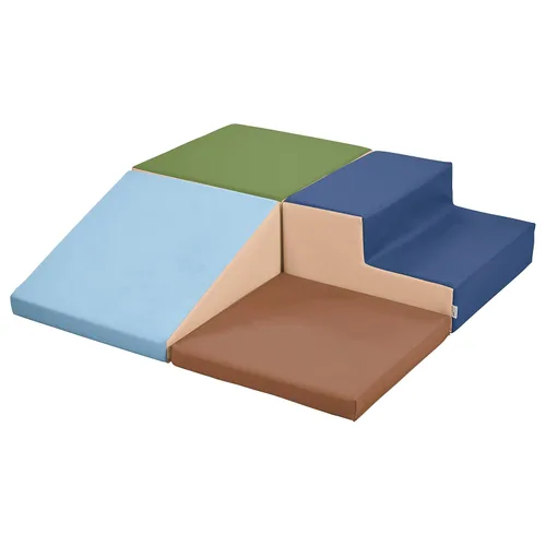 Miniatura 11 de ECR4Kids SoftZone Junior Little Me - Escalador de esquina, juego para principiantes, contemporáneo, 4 piezas