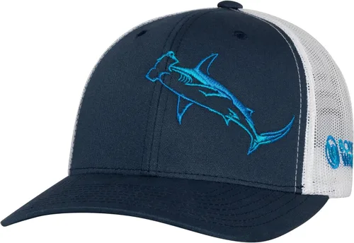 Miniatura 13 de Sombrero de camionero de buceo con tiburón: Snapback ajustable para hombre, para pesca, pesca submarina