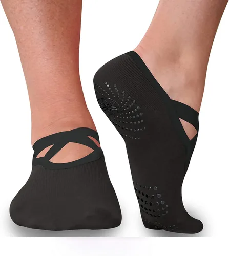 Miniatura 25 de Gaiam Grippy Studio Yoga Socks for Extra Grip in Standard or Hot Yoga
