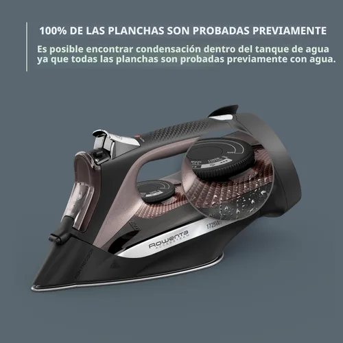 Miniatura 4 de Rowenta Plancha de Vapor para Ropa, Plancha de Vapor con Suela de Acero Inoxidable, Orificios de Microvapor, 1700 Vatios, Ligera, Apagado