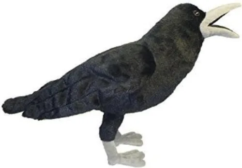 Miniatura 2 de Adore - Juguete de peluche de 18 pulgadas con forma de pájaro cuervo