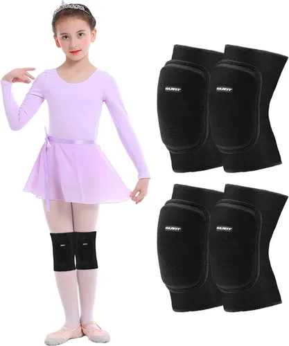 Miniatura 9 de EULANT Rodilleras para Niños Bailarines, Almohadilla Protectora de Rodilla Suave Antideslizante Transpirable, Soporte Elástico de Rodilla