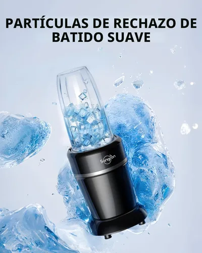 Miniatura 5 de Sangcon Licuadora de batidos de 1000 W para cocina, licuadoras para batidos con (3) tazas (2) cubiertas de boquilla, (1) tapa de almacenamiento (1)