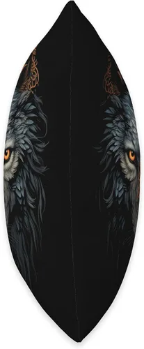 Miniatura 2 de Wolf Lover Wolves Wild Animals Head Wolf Face Wolves Animal Arts - Almohada de 16 x 16 pulgadas, multicolor