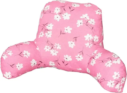 Miniatura 24 de Almohada de lectura con brazos Soporte de espalda para sentarse en la cama/sofá cuello, lumbar y cojín de apoyo de espalda baja coxis