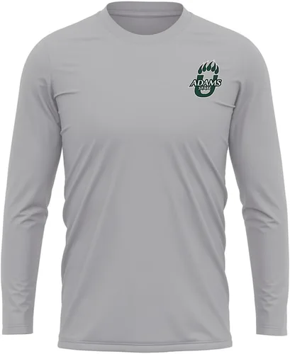 Camisa deportiva de manga larga oficial de la NCAA Collegiate para hombre, con logotipo en el pecho izquierdo, colección Athletic Heather