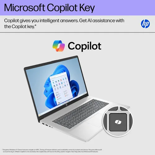 Miniatura 6 de HP 17 computadoras portátiles 2025 para estudiantes de negocios, pantalla FHD de 17.3 pulgadas, procesador Intel de 8 núcleos, 16 GB de RAM, 1 TB