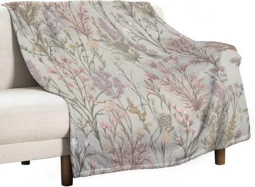 Miniatura 46 de Manta decorativa moderna de flores de acuarela, manta floral de primavera y verano, manta de 30 x 40 pulgadas, súper suave y acogedora para sofá