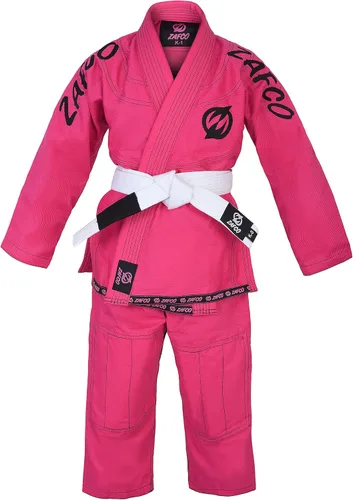 Miniatura 5 de Jiu Jitsu brasileño, para niños, Jiu Jitsu Gi BJJ Gi Grappling Kimonos Ligeros Cinturón Blanco