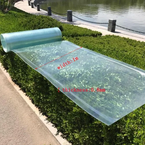 Miniatura 5 de Lámina de techo de policarbonato transparente, dosel de invernadero de plástico resistente a los rayos UV, paneles de aislamiento transparentes