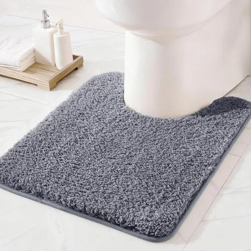 Miniatura 28 de Exclusivo Mezcla Tapetes de baño de 17 x 24 pulgadas, extra suaves, antideslizantes, absorbentes, de microfibra, lavables a máquina, de secado