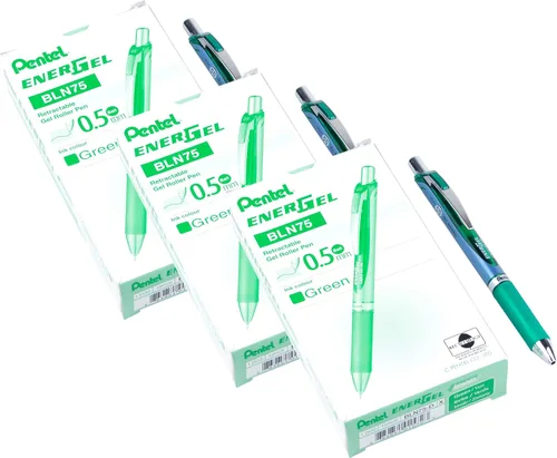 Miniatura 11 de Pentel EnerGel Deluxe RTX - Bolígrafo de gel líquido retráctil Negro
