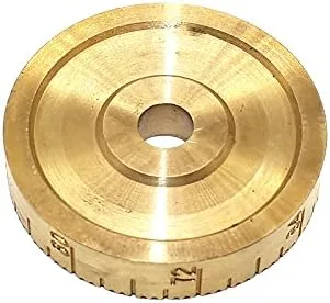 Máquina de facetado de piedras preciosas Gear 32/64/72/96 Index Wheel Accesorios para máquinas pulidoras de fresado angular de joyería (escala 72)