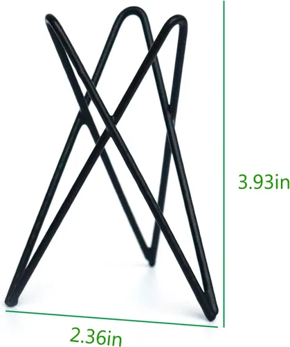 Miniatura 4 de Paquete de 4 soportes para plantas de aire, base Tillandsia, soporte geométrico moderno de metal para plantas de aire, estante de exhibición