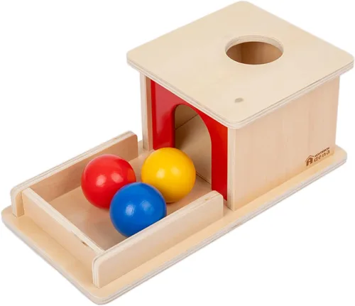 Miniatura 6 de Adena Montessori - Kit de juego para bebés de 7-8 meses, juguetes educativos de aprendizaje 9 en 1 para niños pequeños, incluye caja de permanencia