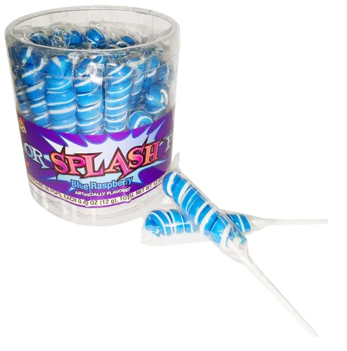 Miniatura 6 de Bote de piruletas de COLORSPLASH LOLLIPOPS (30 piruletas), 12.69 onzas, sabor a cereza negra