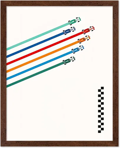 Miniatura 28 de Poster Master Póster de carreras de autos 2023, impresión de autos de carreras, arte de carreras de autos deportivos, regalo para hombres, mujeres