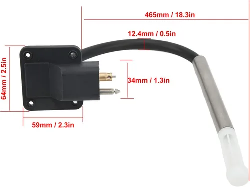 Miniatura 7 de Conector de tanque de combustible para barco, montaje de plástico y metal, conector de tanque de combustible marino, portátil, 12L 24L, accesorio