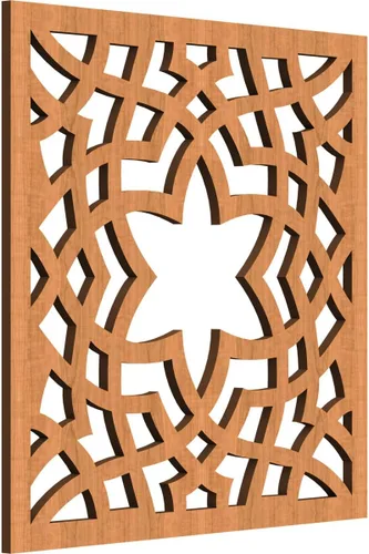 Miniatura 21 de París - Paneles de pared decorativos de madera con calado, extra pequeños, 7 3/8 pulgadas de ancho x 7 3/8 pulgadas de alto x 1/4 pulgadas de alto