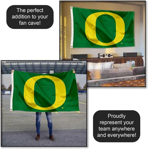 Miniatura 5 de Bandera de Oregon Green 3x5