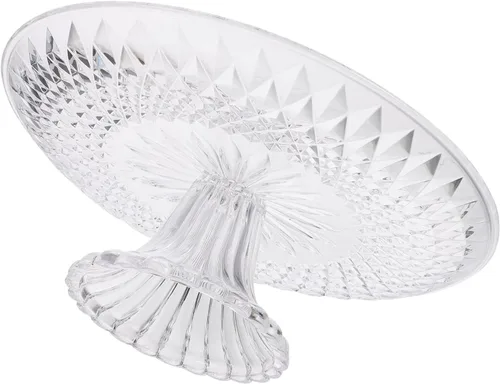 Miniatura 9 de Luxshiny Soporte de postre Plato de fruta para mesa Acrílico ligero Fácil de transportar Instalar