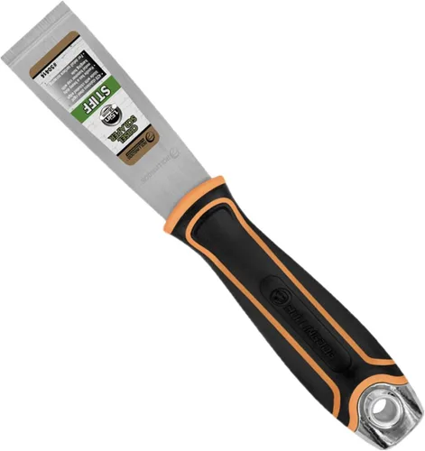 Miniatura 6 de ROLLINGDOG Cuchillo de masilla rígida de 1.5 pulgadas, herramienta raspadora de pintura de cincel de acero inoxidable para pelar papel tapiz